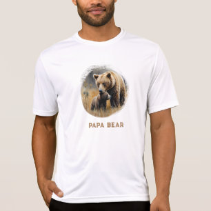 *~* PAPA BÄR Cubs Original Vatertagsgeschenk AP86 T-Shirt