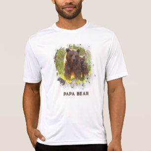 *~* PAPA BÄR Cubs Vatertagsgeschenk AP86 Artsy T-Shirt