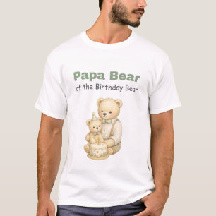 Papa Bär Geburtstags-Shirt T-Shirt