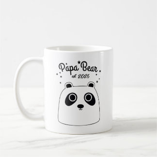 Papa Bär Geschenk für neuen Vater, neuen Elterntei Kaffeetasse