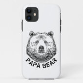 Papa-Bär, Handgezeichnete Illustration Case-Mate iPhone Hülle (Rückseite)