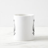 Papa-Bär, Handgezeichnete Illustration Kaffeetasse (Mittel)