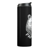 Papa-Bär, Handgezeichnete Illustration Thermosbecher (Nach links gedreht)