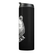 Papa-Bär, Handgezeichnete Illustration Thermosbecher (Nach rechts gedreht)
