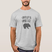 Papa-Bär-Hashtag-Hemd T-Shirt (Vorderseite)