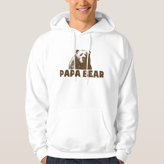 Papa-Bär Hoodie (Vorderseite)