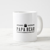 Papa-Bär Jumbo-Tasse (Vorderseite Rechts)
