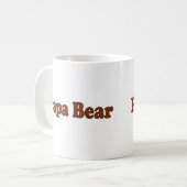 Papa-Bär Kaffeetasse (Vorderseite Links)