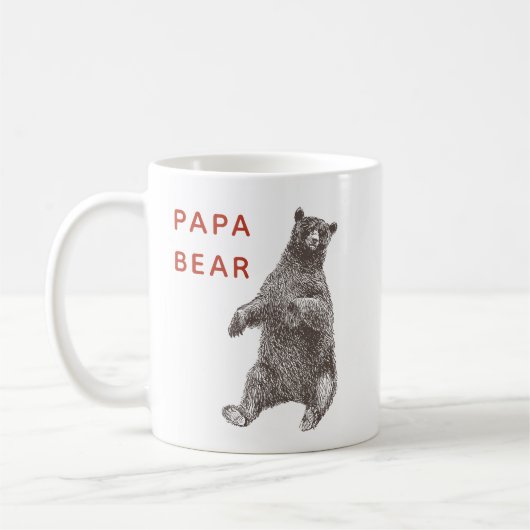 Papa Bär Kaffeetasse (Links)