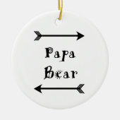 Papa-Bär Keramikornament (Vorne)