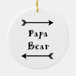 Papa-Bär Keramikornament