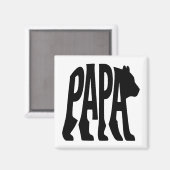 Papa Bär Magnet (Vorderseite/Rückseite)