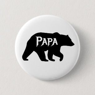 PAPA Bär, Papa, Vater, Vatertag Button