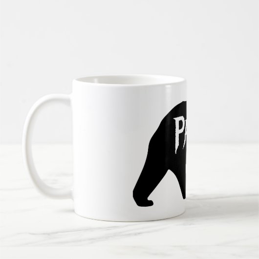 PAPA Bär, Papa, Vater, Vatertag Kaffeetasse (Links)