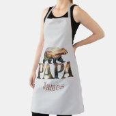 PAPA-Bär - Rustikale Aquarellfarbe Silhouette Schürze (InSitu)