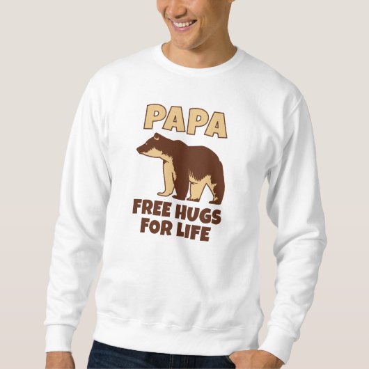 Papa Bär Sweatshirt (Vorderseite)