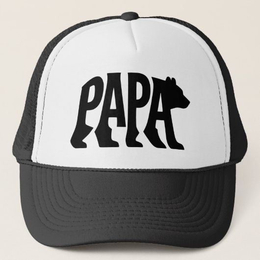 Papa Bär Truckerkappe (Vorderseite)