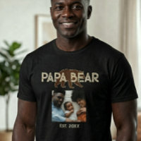 Papa Bär Vater Jahr Gegründet Foto Schwarz