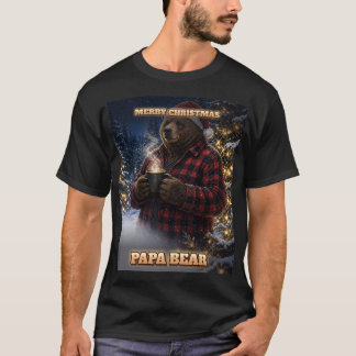 Papa Bär Weihnachts-Shirt passend zur Bären-Famili T-Shirt