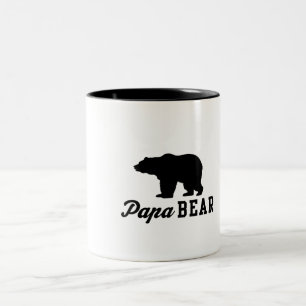Papa-Bär Zweifarbige Tasse