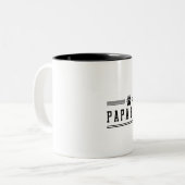 Papa-Bär Zweifarbige Tasse (Vorderseite Links)