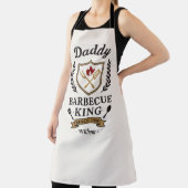 Papa Barbecue König Schürze mit individuellem Name (InSitu)