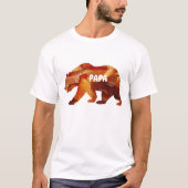 Papa Bären Bacon Shirt - Funny Men's T-Shirt! (Vorderseite)