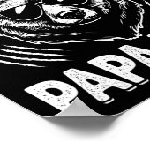 Papa Bären nicht mit Papa-Bären-Funny-Vätern durch Poster (Ecke)