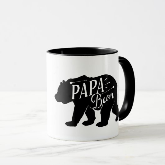 Papa-Bären-Tasse, Papa-Bären-Cup, Papa- oder Papa- Tasse (VorderseiteRechts)