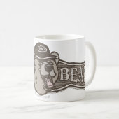 Papa-Bärn-Abnutzungs-Logo Kaffeetasse (VorderseiteRechts)