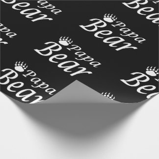 Papa-Bärngeschenkverpackung für Vater, Großvater, Geschenkpapier