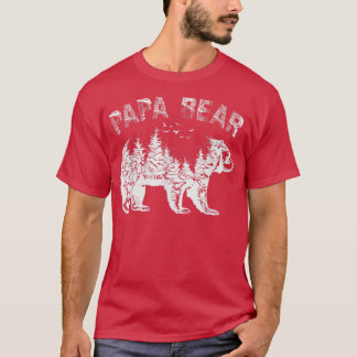 Papa Bear Best Dad Funny Family Christmas tee illu