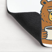Papa Bear braucht Kaffee Mousepad (Ecke)