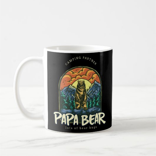 Papa Bear Camping Kaffeetasse (Links)