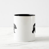 Papa Bear Cooler Vater Zweifarbige Tasse (Mittel)