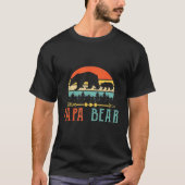 Papa Bear Daddy Mens Idea T-Shirt (Vorderseite)
