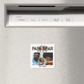 Papa Bear Father Year Established Photo Magnet (In Situ (Geschirrspüler))