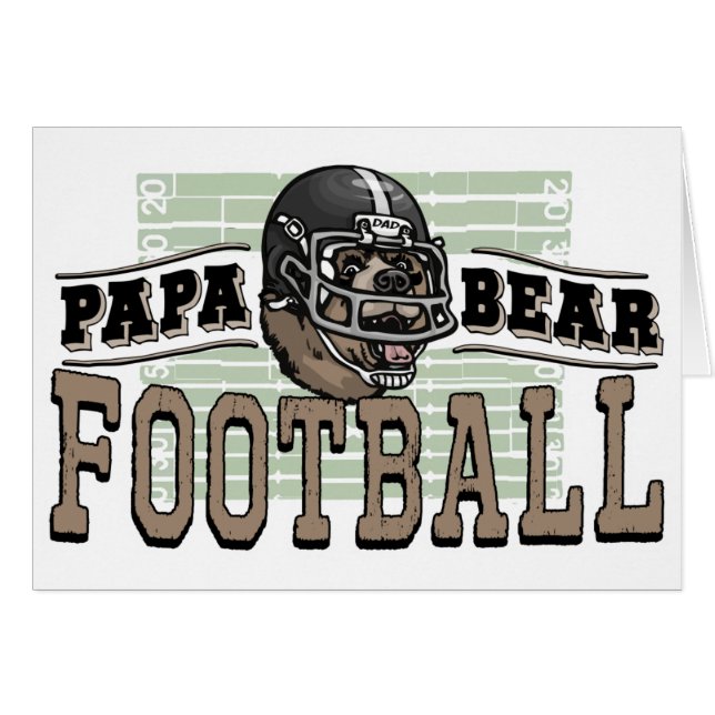 Papa Bear Football von Mudge Studios (Vorderseite (Horizontal))