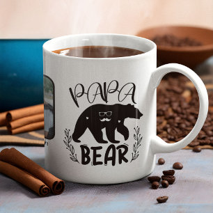 Papa Bear Foto Vathage Day Kaffeetasse