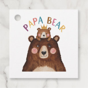 Papa Bear Geschenkanhänger