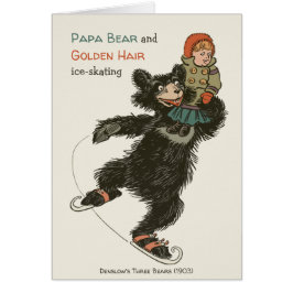 Papa Bear & Golden Hair CC0470 Märchenkarte