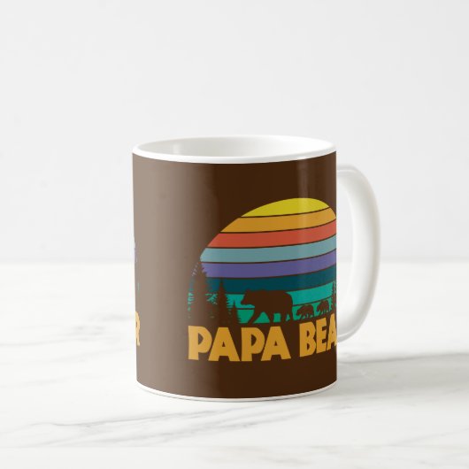 Papa Bear Kaffeetasse (VorderseiteRechts)