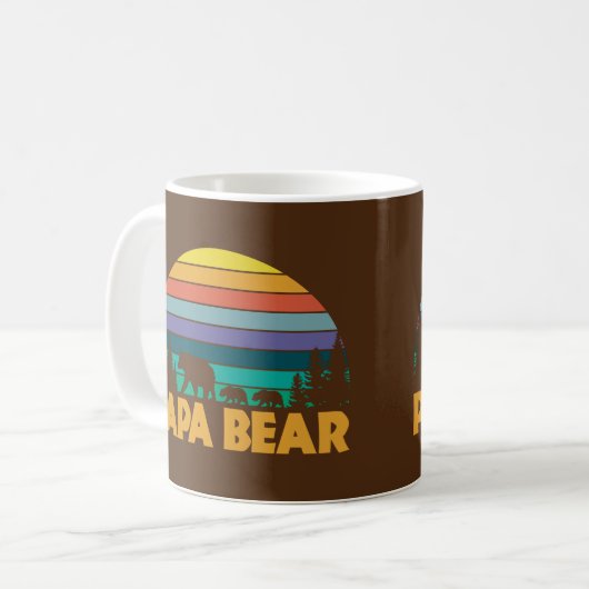Papa Bear Kaffeetasse (Vorderseite Links)