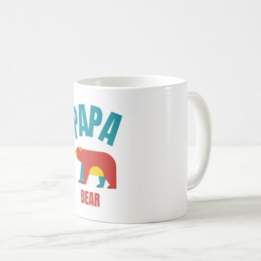 Papa Bear Kaffeetasse (VorderseiteRechts)