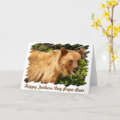 Papa Bear Karte (Gelbe Blume)