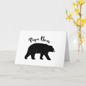 Papa Bear Karte (Gelbe Blume)