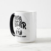 Papa Bear Mug – Protector & Guide Panda Design Verwandlungstasse (Vorderseite Links)