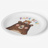 Papa Bear Pappteller (Schrägansicht)