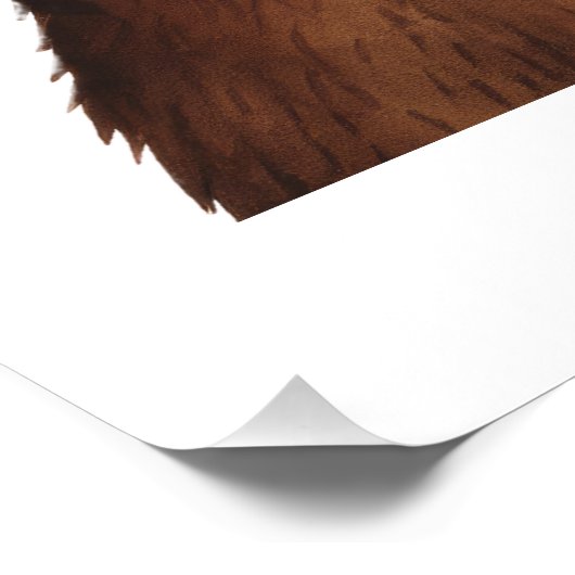 Papa Bear Poster (Ecke)