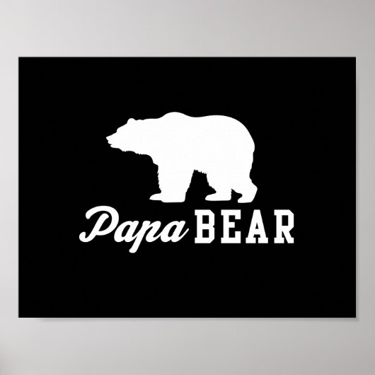 Papa Bear Poster (Vorne)